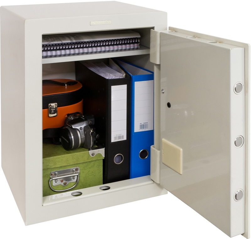 Caja Fuerte de sobremesa Modelo Forma 15040 - Alta seguridad - Electrónica más llave. Adecuada para carpetas, archivadores y objetos de gran tamaño.